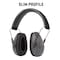 Ultrx Slim Profile Passive Earmuff, Gray 4153 - alternate 4